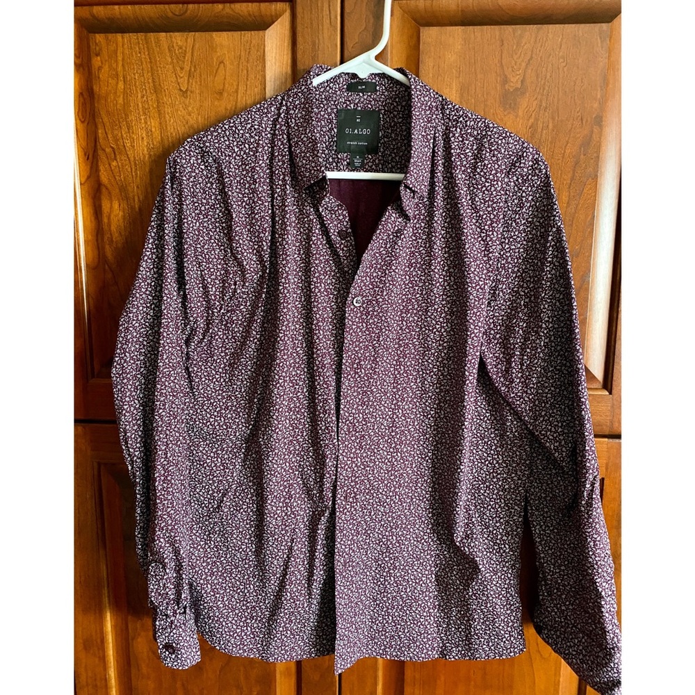 01.Algo casual button down shirt